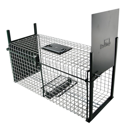 Cage  rats avec glissire, 2 entres, 50 x 21 x 22.5 cm - BOXTR